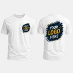 Customized Round Neck T-Shirt | Personalized Logo & Design T-Shirt