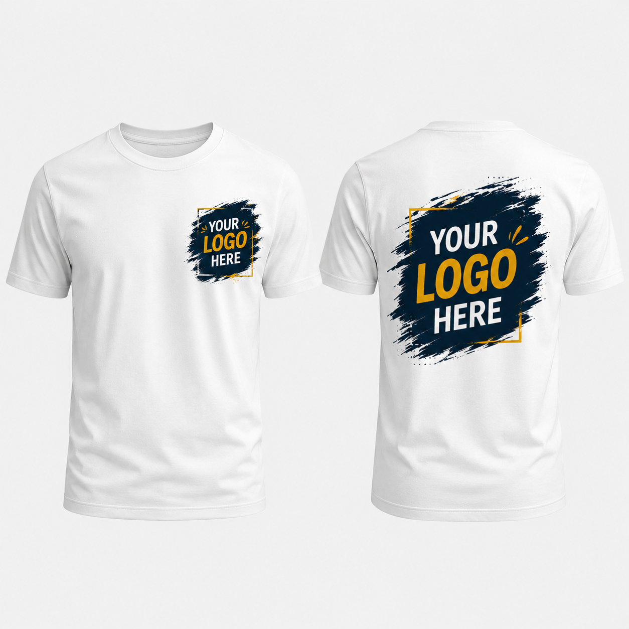 Customized Round Neck T-Shirt | Personalized Logo & Design T-Shirt