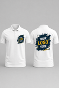 Customized Printed Polo T-Shirt | Personalized Logo & Custom Collar T-Shirt