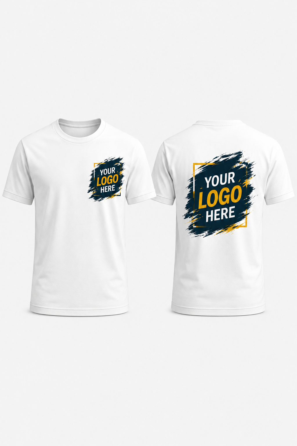 Customized Round Neck T-Shirt | Personalized Logo & Design T-Shirt
